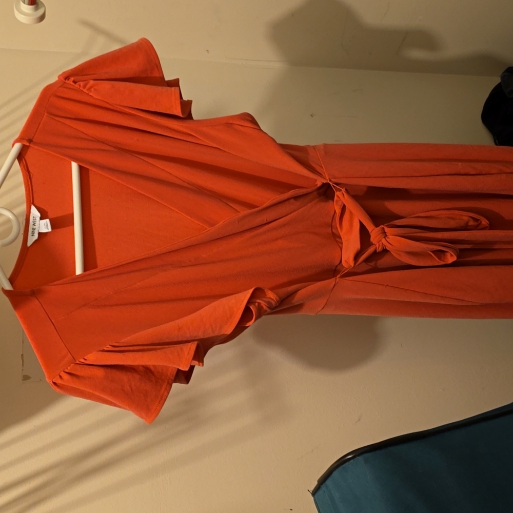 Salmon pink knee length dress Nine West XXL